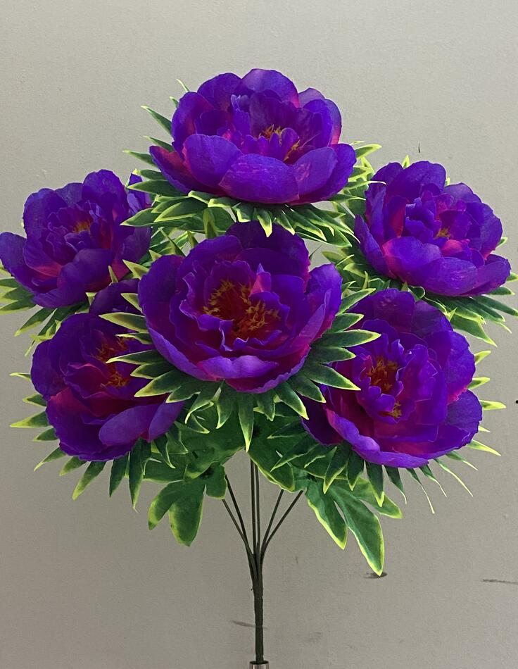 Пион с листом 6 ка не пресс