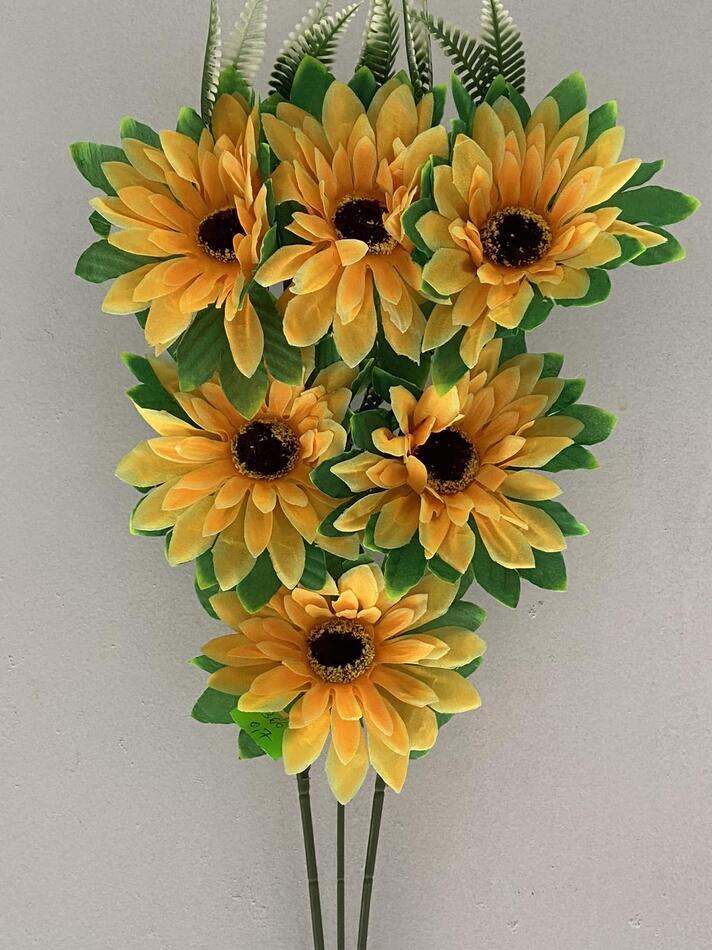 крест с подсолнуха