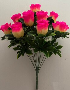 Роза бутон с листом новий