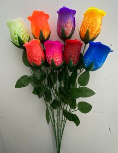 Бутон рябий цветной